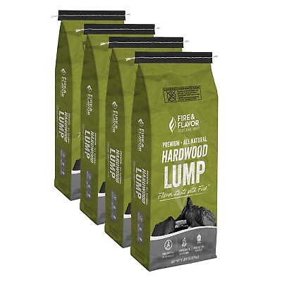 #ad Lump Charcoal Premium Blend of Hardwood 8 lb. 4pk $28.60