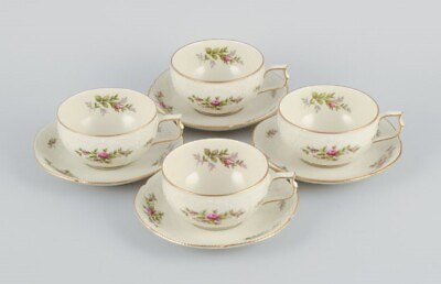 #ad Rosenthal Germany. quot;Sanssouciquot; four cream colored teacups with saucers. $300.00