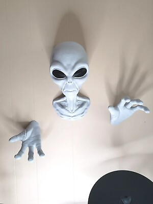 #ad Wall Mounted Alien Wall art Headphone Stand Headphone Holder $42.00