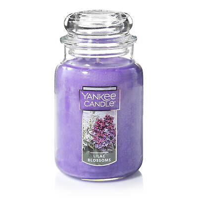 #ad Lilac Blossoms 22 Oz Original Large Jar Scented Candle $15.70