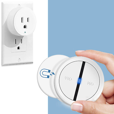 #ad Wireless Remote Control Outlet Plug Adapter 500ft On Off Power Switch DIY White $19.91