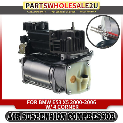 #ad Air Ride Suspension Compressor w 4 Corner Leveling for BMW X5 E53 W 4 Corner $154.99