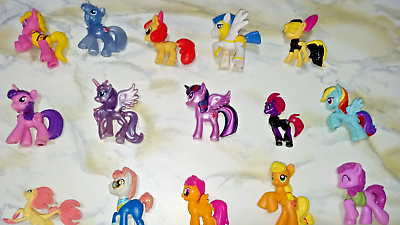 #ad 🌈PART #3 COLLECTION My Little Pony MINIS LOT of 15 Mixed Figures 🌈IDK??🌈 $51.11