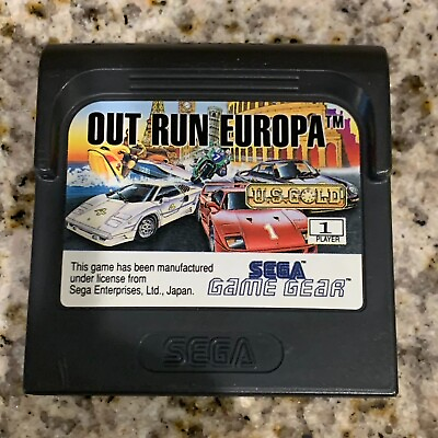 #ad OutRun Europa Sega Game Gear Cleaned amp; Tested Authentic $14.99