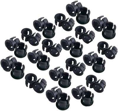 #ad Honbay 100 Pieces Black Plastic 5mm LED Holder LED Light Mounting Holders on $12.29