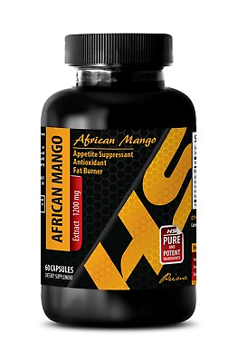 #ad AFRICAN MANGO EXTRACT 1200mg burning fat slimming capsule 1 Bottle $20.53