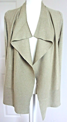 #ad WOMEN#x27;S SWEATER SMALL SOLUTIONS Sage Heather Long Sleeves BRAND NEW $16.99