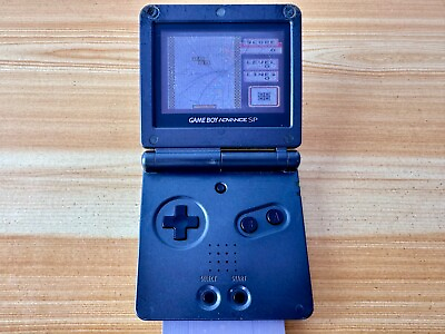 #ad Nintendo Gameboy Advance SP AGS101 Onyx Black Handheld System Console Low Sounds $63.99