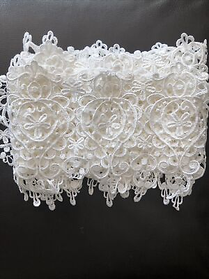 #ad 6” Lace Embroidered White 4 Yards Bridal Cathedral Wedding For Dress Veil Shoes $18.77