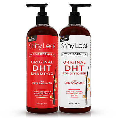 #ad DHT Blocker Anti Hair Loss Shampoo and Conditioner set with Biotin 2 x 16 Oz $31.95