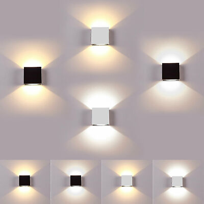 #ad Cube LED Wall Lights Modern Up Down Sconce Lighting Fixture Lamp Indoor Lighting $9.97