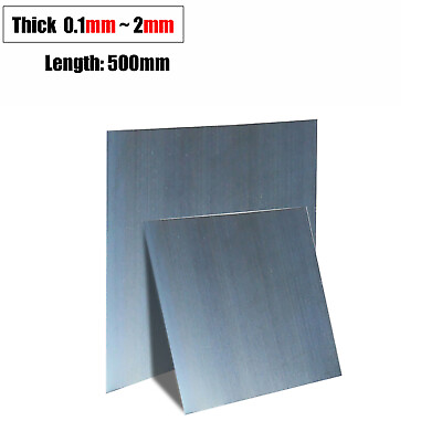#ad 65Mn Spring Steel Sheet Mold Spring Plate Metal Panel 0.1mm 2mm Thick Custom $8.79
