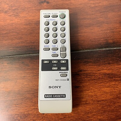 #ad SONY RMT CS350A PORTABLE STEREO REMOTE CONTROL for CFD S350 Tested Working $5.99