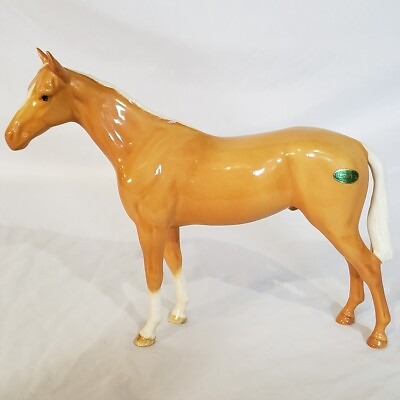 #ad Beswick Vintage Rare Golden Palomino Thoroughbred Stallion Horse England C $179.99