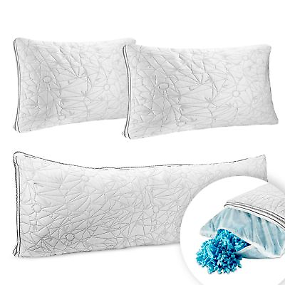 #ad Memory Foam Cool Gel Pillow Ultra Luxurious Hypoallergenic Pillow or Body Pillow $23.99