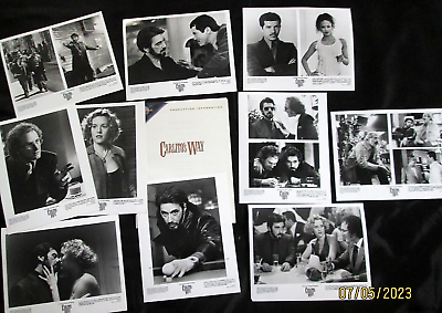 #ad AL PACINOSEAN PENN : CARLITOS WAY ORIG 1993 MOVIE PHOTO SET $199.99