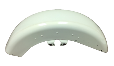 #ad Harley WHITE FRONT FENDER 103 New imperfect Sold As Is Harley FRONT FENDER 103 $516.07