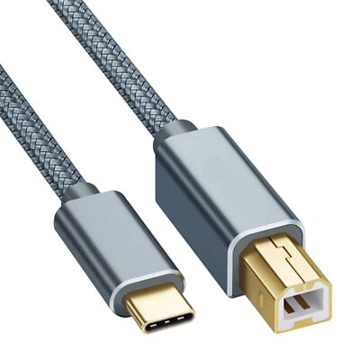 #ad Printer Cable High Speed Printer USB Type C to USB B 2.0 For Epson HP Brother $6.49
