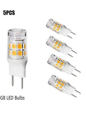 #ad G8 Bi Pin Base Bulb Under Counter Kitchen Lighting For Cabinet Puck Light 3000K $13.99