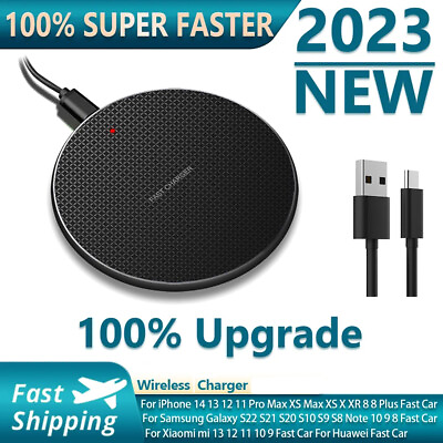 #ad For Samsung Galaxy S24 S23 S22 S21 S20 Ultra 5G 45W Fast Wireless Charger Pad US $17.99