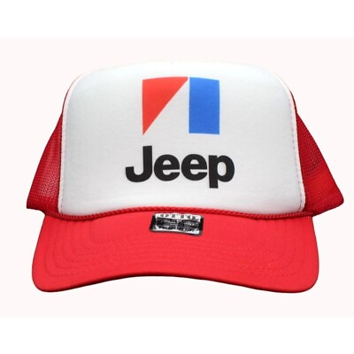 #ad Jeep Hat Jeep Trucker Hat AMC Mesh Cap Snapback Hat Adjustable Vintage $18.99