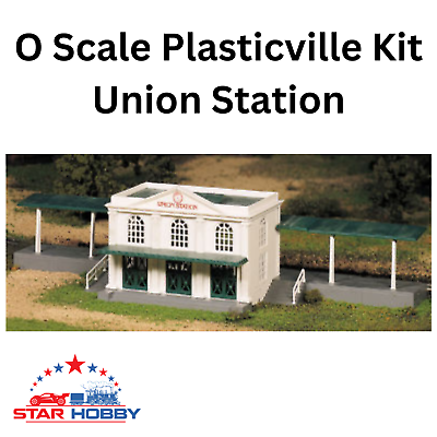 #ad Bachmann 45976 Union Station Plasticville Kit Model Railroading NEW $22.00