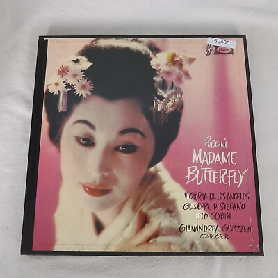#ad Gianandrea Gavazzeni Puccini Madame Butterfly Box Set Soundtrack LP Vinyl Recor $7.82