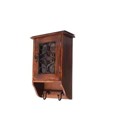 #ad Antique Rustic Decorative Beautiful Designer Wooden Key Cabinet Premium Box $56.00
