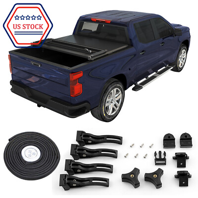 #ad Lock Hard Tri Fold Tonneau Cover NEW For Ford Ranger 6ft Truck Bed 2019 2021 $679.97