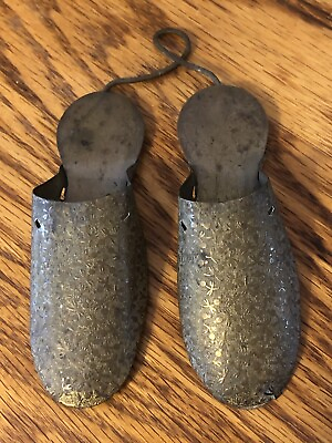 #ad Antique Brass India Slipper Wall Hanging. $23.00