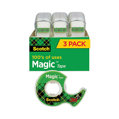 #ad Scotch Magic Tape .75quot;X300quot; 3 Pkg $11.05