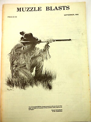 #ad Muzzle Blasts Magazine September 1982 $7.95