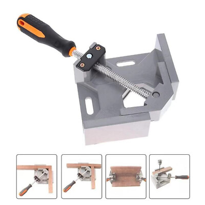#ad 90° Corner Clamp Right Angle Clamp Right Angle Vise Adjustable Bench Vise Tool $12.88