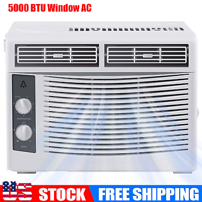#ad 5000 BTU Window Air Conditioner AC Unit for Small Room Fast Cooling 150 Sq.ft $164.95