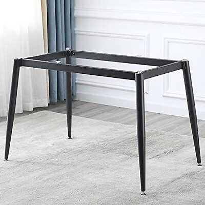 #ad HEONITURE Modern Industrial Desk Frame Black 29quot; DIY Desk Frame for Custom Top $79.95