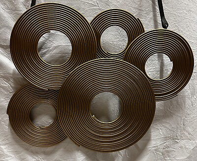 #ad Uttermost 04201 Ahmet Gold Rings Wall Decor 35” Across in Excellent Condition $225.00