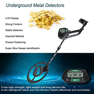 #ad MD 4090 Waterproof Metal Detector Deep Sensitive Search Gold Digger Hunter $78.99