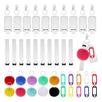 #ad Compact Lipstick Keychain Holder Versatile Hangings Pendants Charm Decoration $18.88