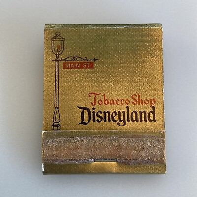#ad Disneyland Tobacco Shop on Main St. Vintage Front Strike Full Unstruck Matchbook $19.97