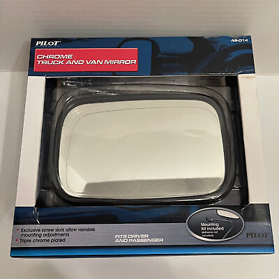 #ad Pilot Automotive Chrome Truck And Van Mirror MI 014 Mounting Kit Included NEW $30.00