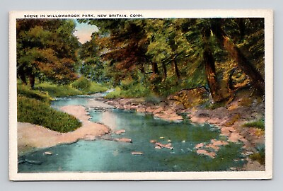 #ad Postcard Willowbrook Park in New Britain Connecticut CT Vintage E7 $4.99