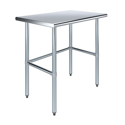 #ad 24 in. x 36 in. Open Base Stainless Steel Work Table Residential amp; Commercial $204.95