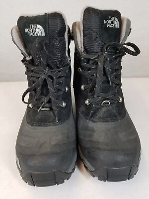 #ad The North Face Men#x27;s Chilkat II Luxe 632207 Black Gray Snow Boots Size 10.5 $15.99