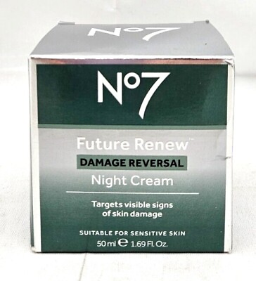 #ad No 7 Future Renew Damage Reversal Night Cream 1.7 oz Sensitive Skin SHIPS FAST $19.09