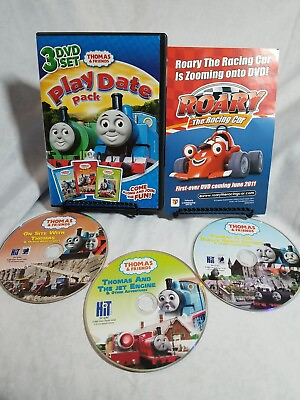 #ad THOMAS amp; FRIENDS 3 DVD SET PLAY DATE PACK THE JET ENGINEON SITEREALLY BRAVE EN $7.64