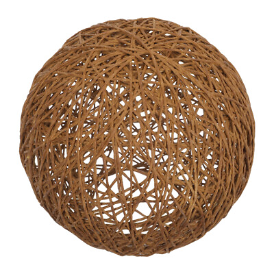 #ad Paper Rattan Ball Lamp Shade Home Ceiling Light Shade Chic Table Light Cover $10.19