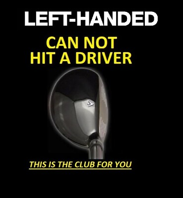 #ad LEFT HAND #1 iDrive Hybrid Driver 13° Golf Club COMPARE to LEFT HAND TETON $89.95