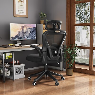 #ad Mesh Home Office Chair Ergonomic High Back Computer Desk Task Chair Swivel Seat $89.00