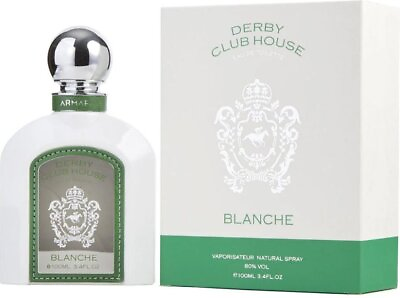 #ad Derby Club House Blanche by Armaf cologne for men EDT 3.3 3.4 oz New in Box $21.98