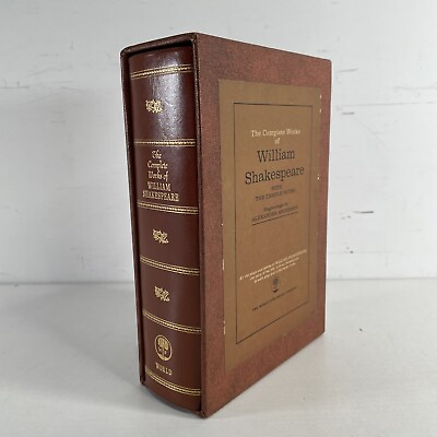 #ad The Complete Works of William Shakespeare World Publishing Co. with Slipcase $19.98